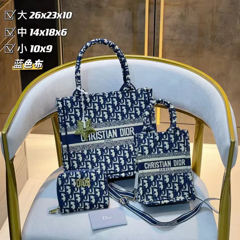 Christian Dior Tote Bag Set