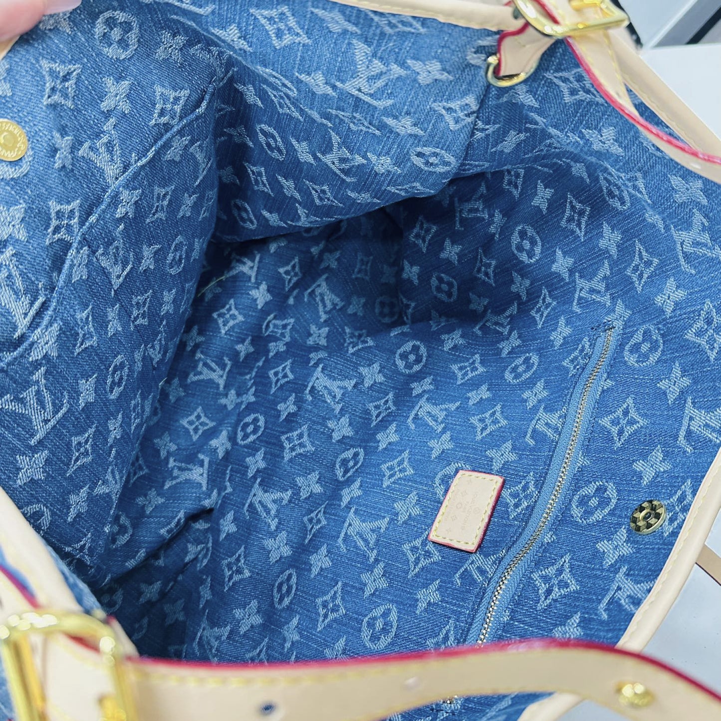 Louis Vuitton LV CarryAll MM - Denim Bag