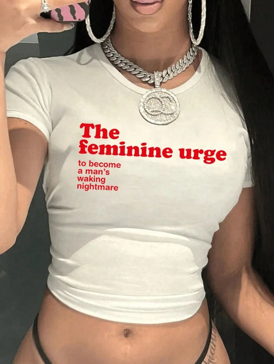 The Feminine Urge Crop Top