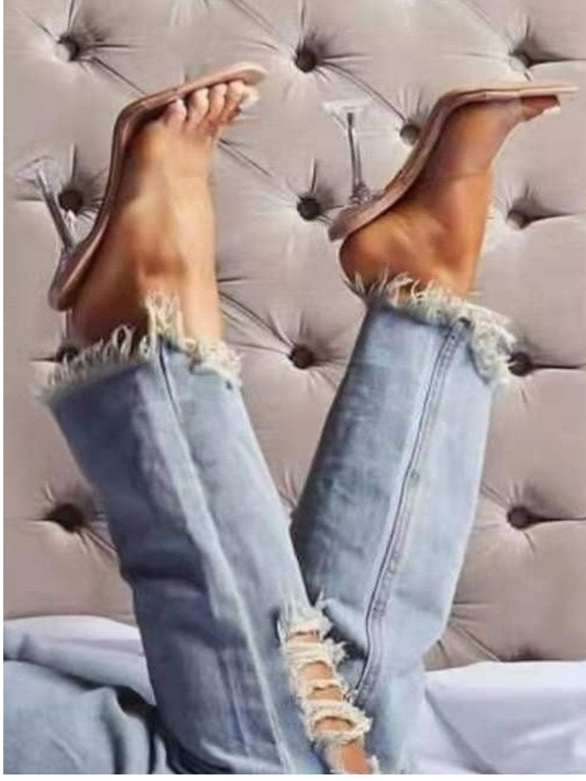 Clear Heels