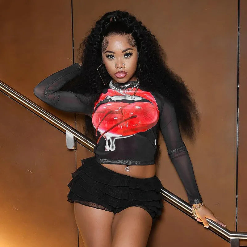 Cherry Crop Top