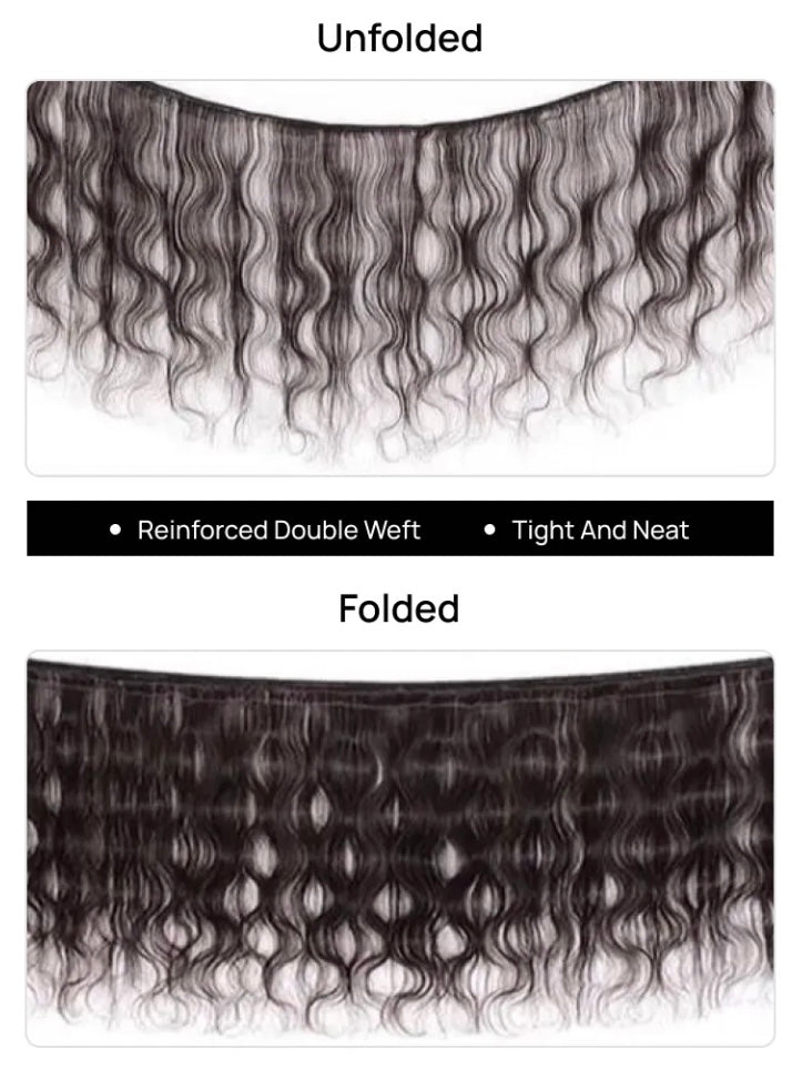 4 BUNDLES DEEP WAVE
