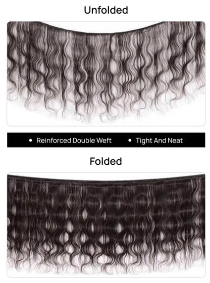 4 BUNDLES DEEP WAVE