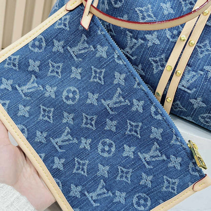Louis Vuitton LV CarryAll MM - Denim Bag