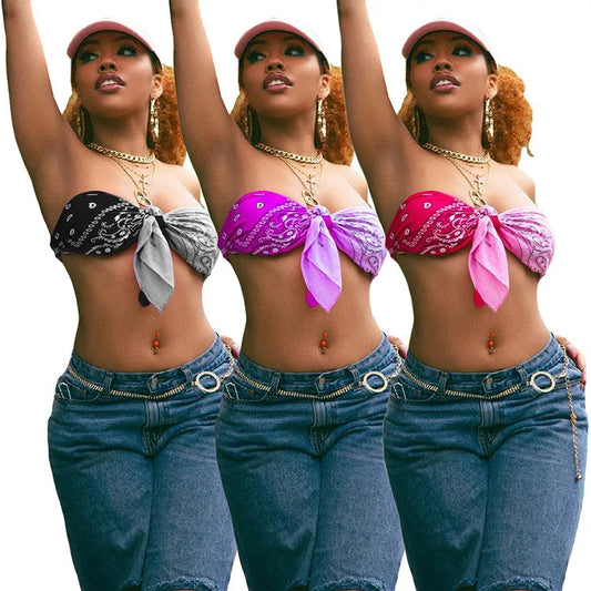 Bandana Wrap Top