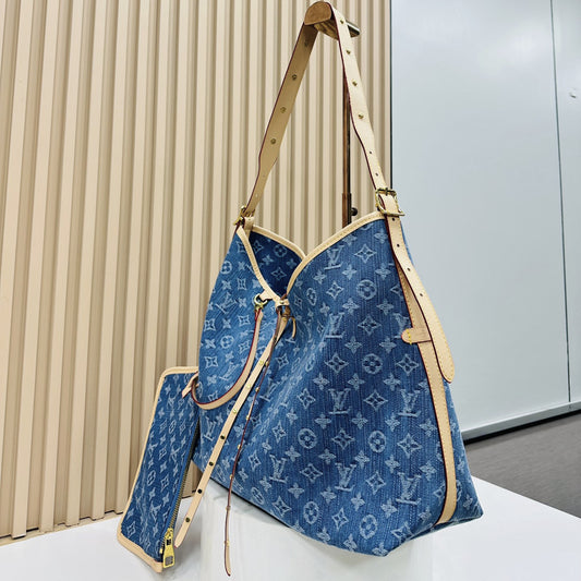 Louis Vuitton LV CarryAll MM - Denim Bag