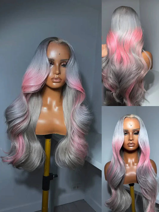 Ombre Gray Pink