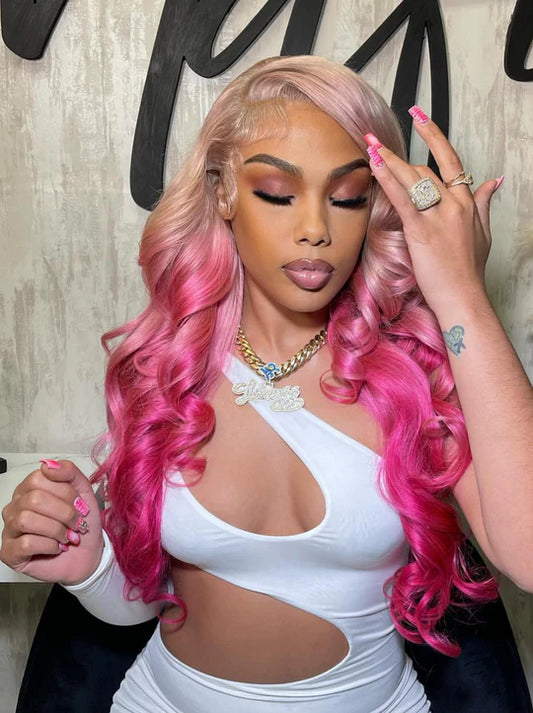 Ombre Rose Gold Blonde