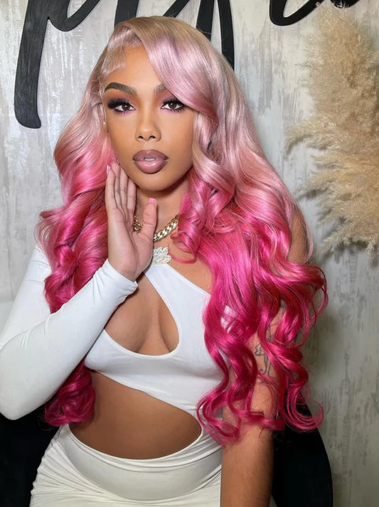 Ombre Rose Gold Blonde