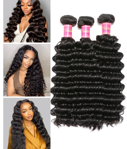 3 BUNDLES DEEP WAVE