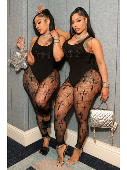 See-Through Body Stocking