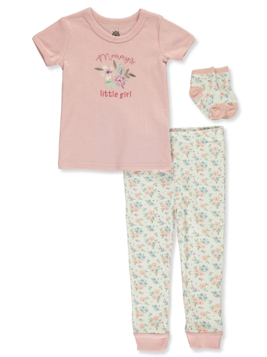 Mommy's Little Girl 3 Piece Pj Set
