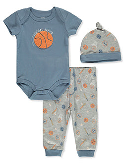 3-Piece Basketball Layette Set