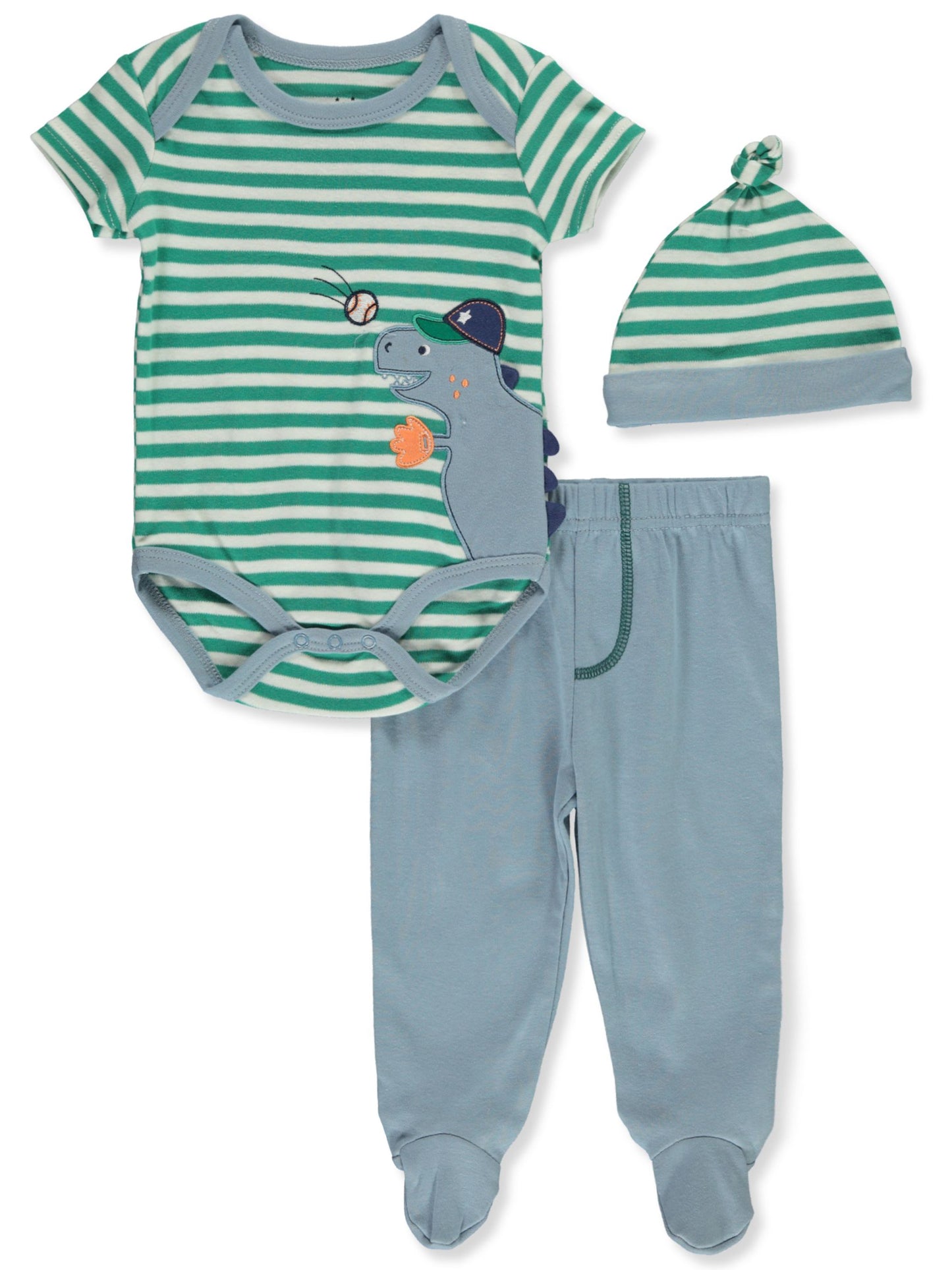 3-Piece Dinosaur Pants Set