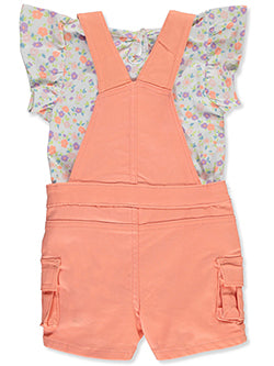 2 Piece Shortalls Outfit Set