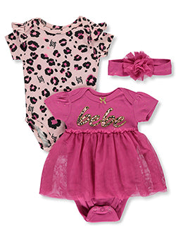 3 Piece Leopard Tutu Bodysuit