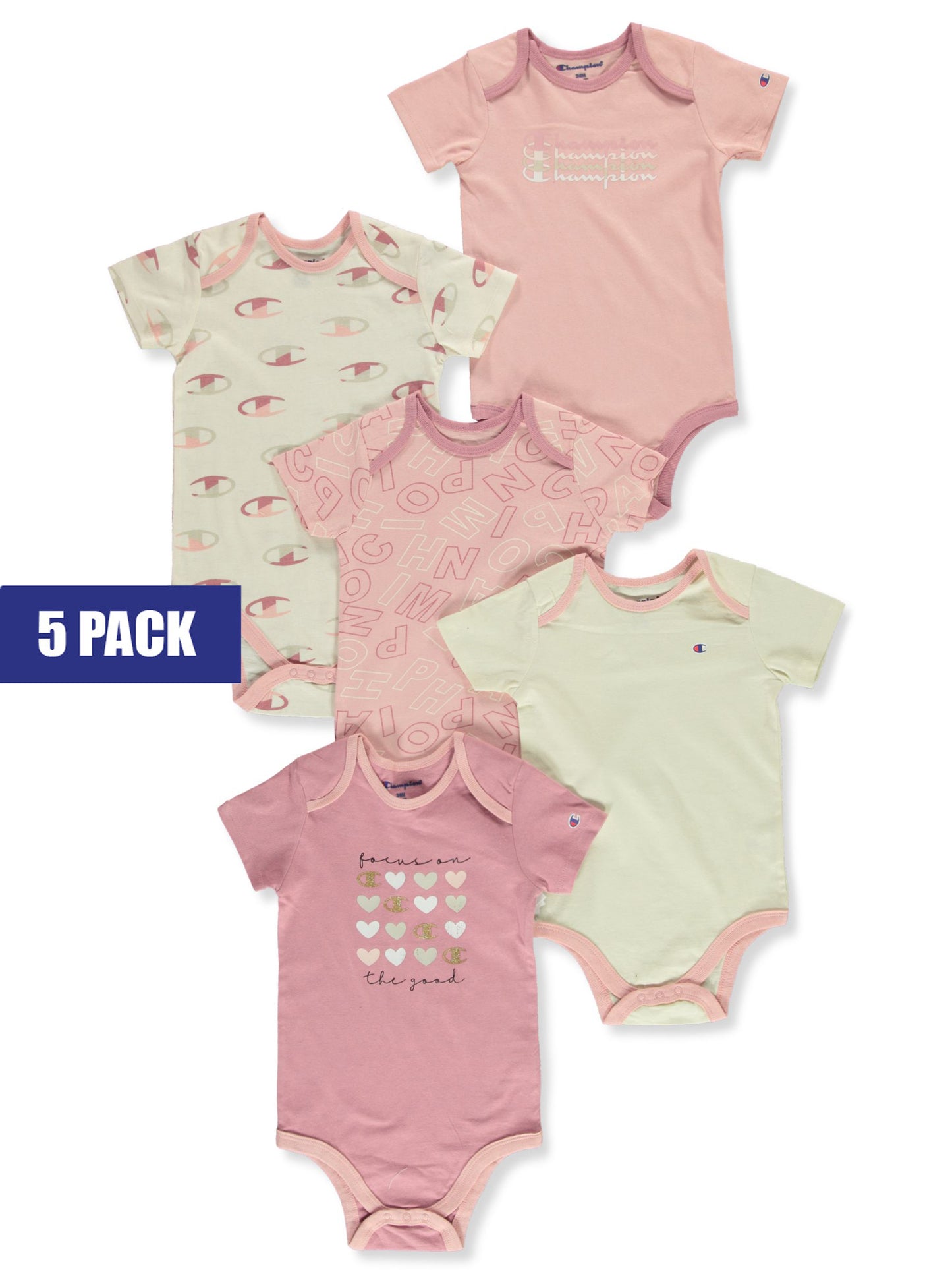 Champion 5 Piece Bodysuits