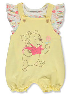 Winnie The Pooh 2 Piece Shortalls Set