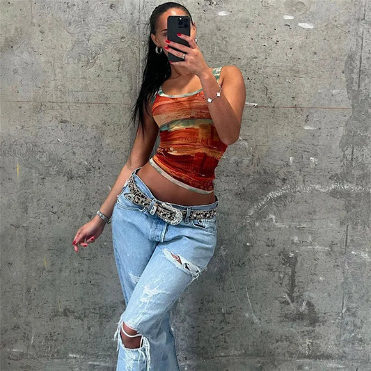 Sling Crop Tops