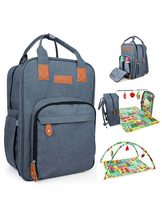 3-In-1 Playmat Diaper Bag