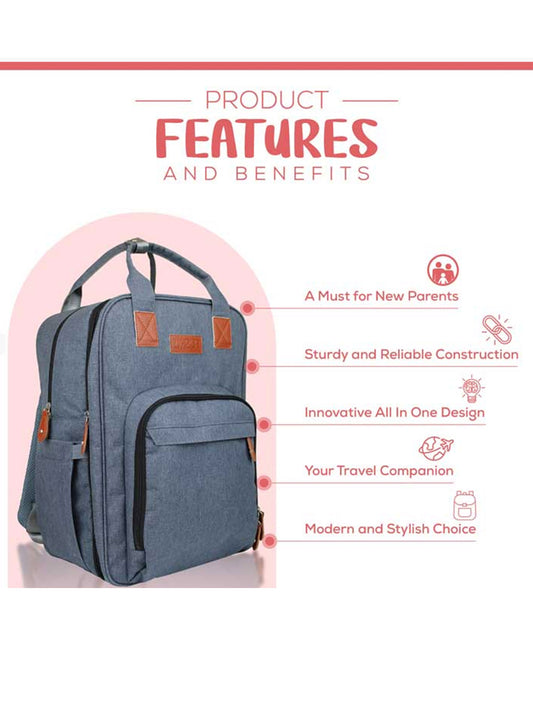 3-In-1 Playmat Diaper Bag