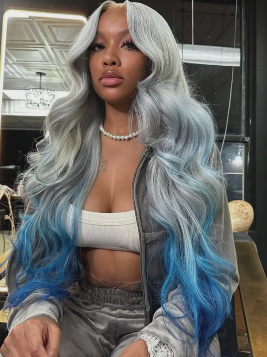 Ombre Gray Blue 200 Density